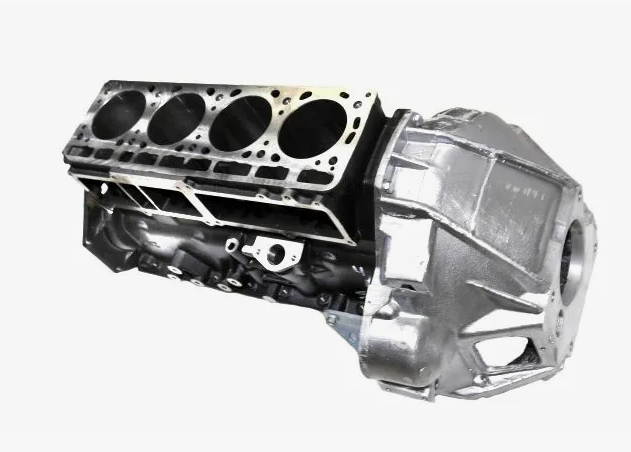 Блок цилиндров Газель NEXT дв. Evotech 2.7 с картером сцепления Ø132, с селективно подобранными поршнями, отверстие слива масла "Оригинал" УМЗ, артикул А274.1002155-60 — фото автозапчасти