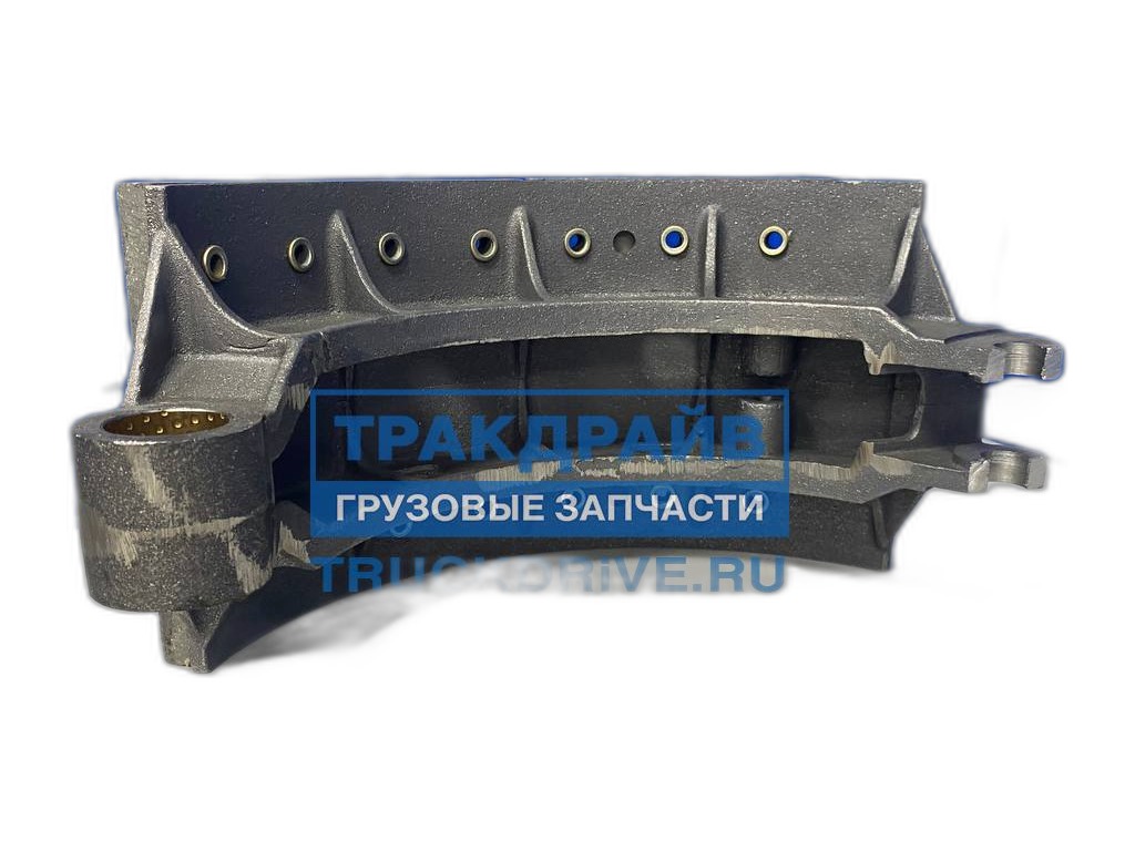 Накладка тормозная мост JAC N350, N410, передний, сверлённая, с заклёпками, ширина 180мм., к-т 8шт./8+6отв. (АК35013225GJH+АК35013235GJH) г. Набережные Челны, артикул АК35013235GJH-RN — фото автозапчасти