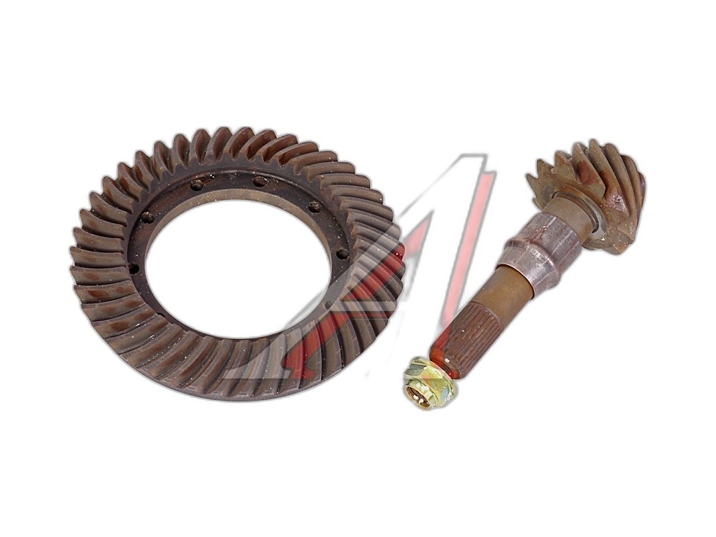 Главная пара моста ГАЗель Бизнес, Соболь Бизнес, ГАЗель NEXT, Соболь NEXT дв.УМЗ 4216, Cummins ISF 2.8, Евро 4, z=43х10зуб., мелкий шлиц, тонкая пара (KFJ4009-8C, АМ-55-147) АВТОМАГНАТ г.Москва, артикул AM.3302-2402165-60 — фото автозапчасти