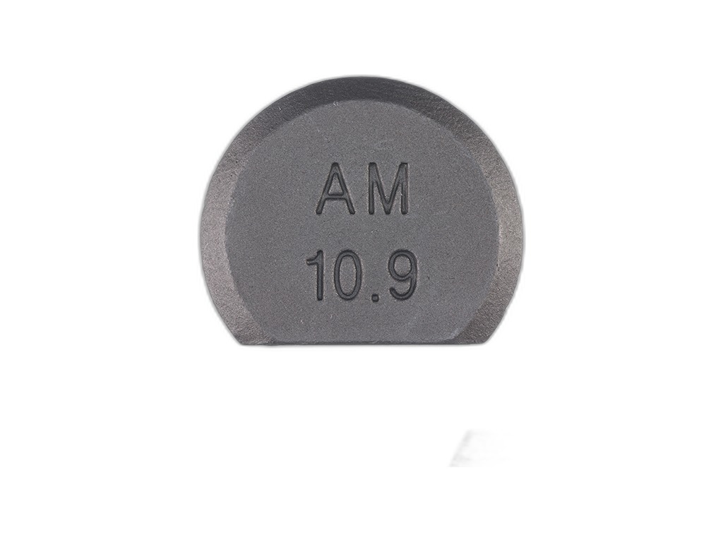 Болт М22х1,5х103 (112)мм., крепления колеса прицепа ЧМЗАП, с шлицами, d=23,5мм, кл. пр.10,9, тефлон (АМ-46-052) АВТОМАГНАТ, артикул АМ.83881-3104050 (АМ-46-052) — фото автозапчасти