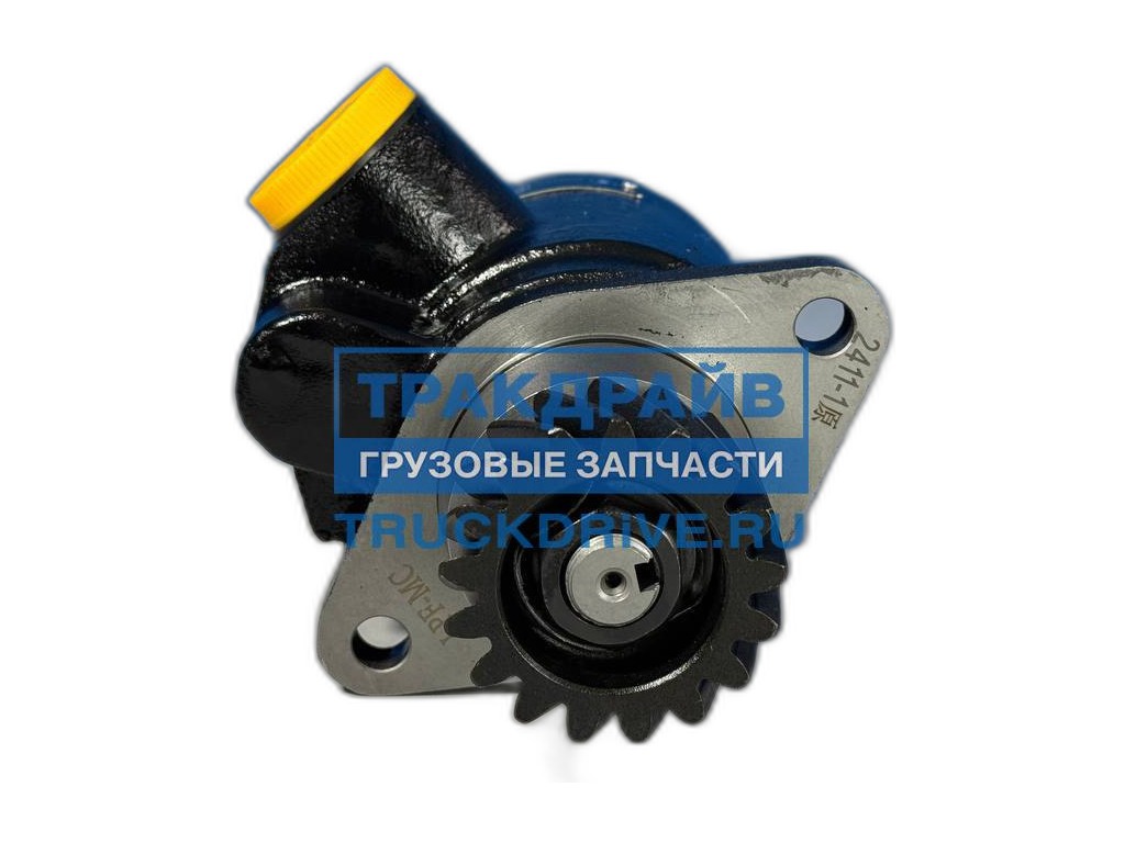 Насос ГУР SHACMAN F2000, F3000, Х3000 дв.WP10, z=17зуб., 180bar, резьба М26х1,5, 18х1,5мм., чугунный (АМ-20-052) АВТОМАГНАТ, артикул АМ.9100130045 — фото автозапчасти