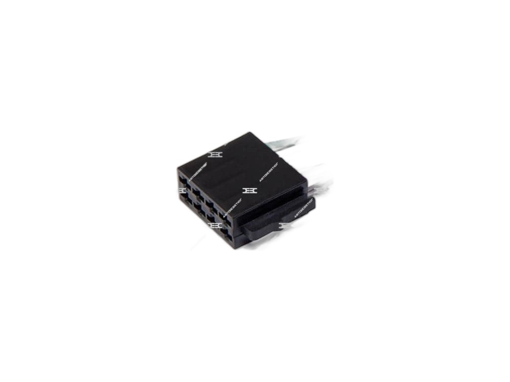 Колодка соединит. 8-ми конт., разъём 9621911 (8pin), автомагнитолы, динамики, переходник Евро-разъём ТИП 16, в сб. с проводом 0,75мм. (аналог Delphi-15345135, 962191-1-AMP, AX-326-2, AX326-2, AX3262) Cargen, г. Тольятти, артикул АХ-326-2 — фото автозапчасти