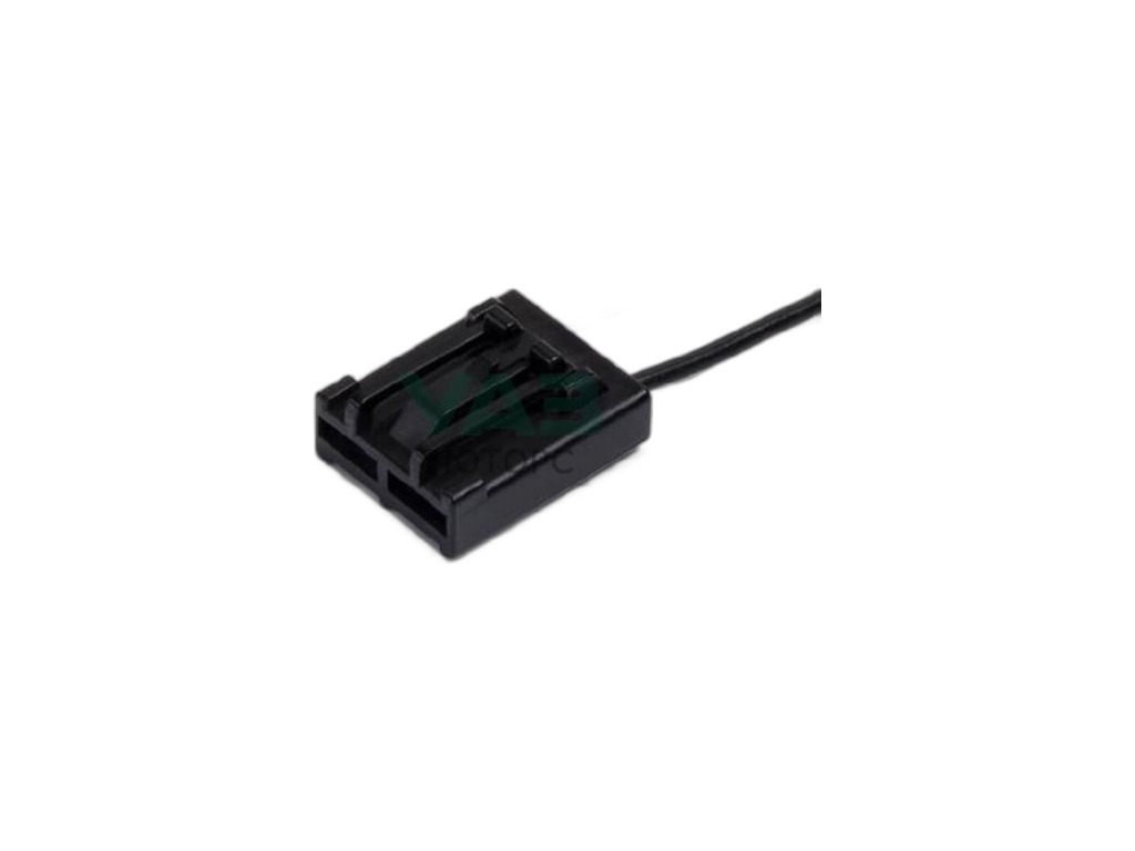 Колодка соединит. 2-х конт., разъём 346027 (2pin), погружного электробензонасоса ВАЗ, ГАЗ, УАЗ, в сб. с проводами (аналог 346027 АМР, АХ474, AX474) CARGEN — фото автозапчасти