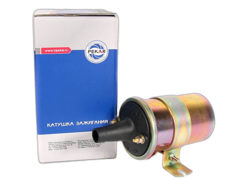 Катушка зажигания Волга, ГАЗель, Соболь, УАЗ, ГАЗ 3307, ПАЗ, КАВЗ (31029-3705010, Б116, SC 0302, И116370500003) МЗАТЭ-2, г. Москва, артикул Б 116 — фото автозапчасти