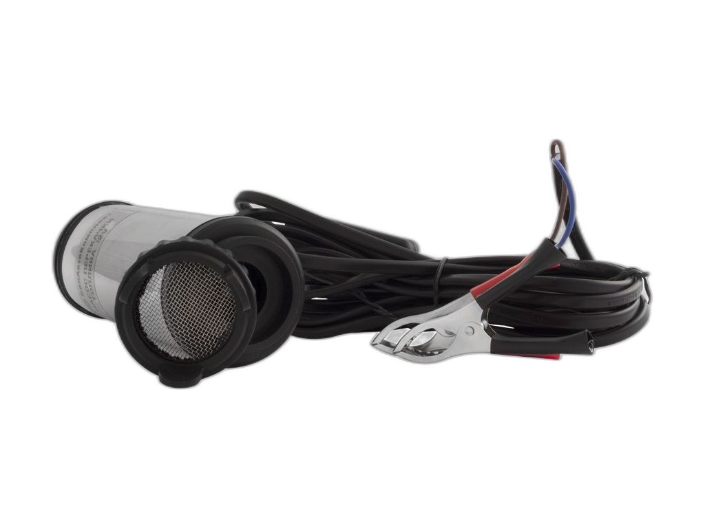 Насос для перекачки дизельного топлива 12V, диаметр патрубка 18 мм, 35 л/мин, погружной со съемным фильтром БелАК, г. Санкт-Петербург, артикул БАК.00075 — фото автозапчасти