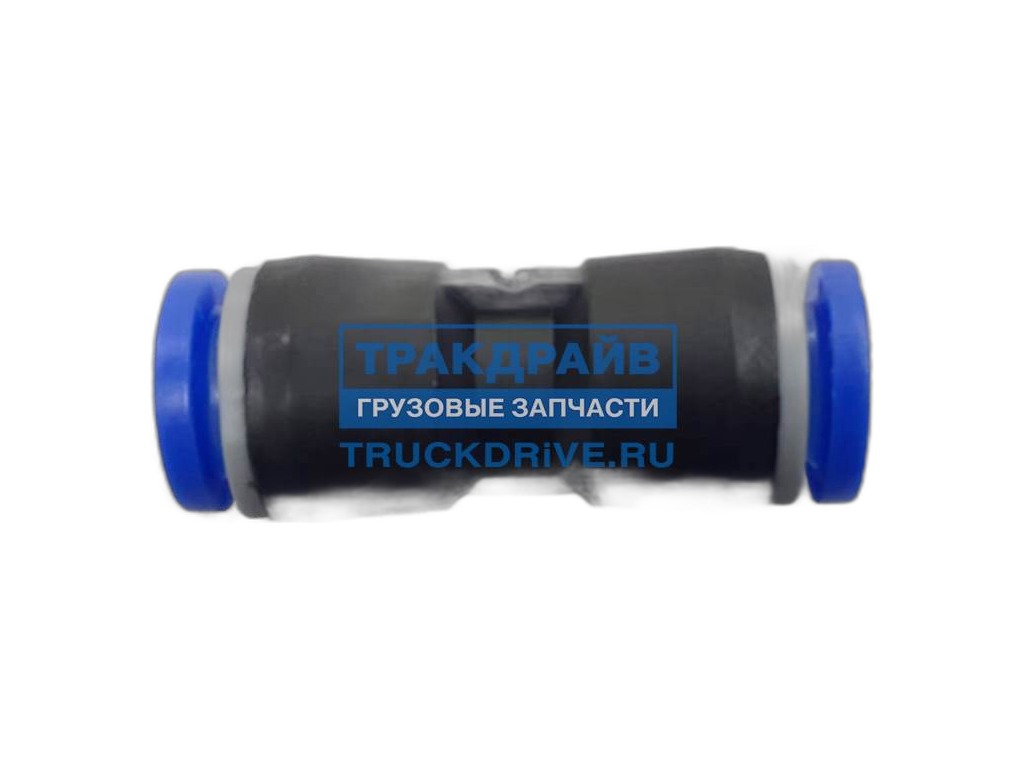 Фитинг трубок прямой d= 8мм., пластиковый (PUC 8) БелАК, г. Санкт-Петербург, артикул БАК.90008 — фото автозапчасти