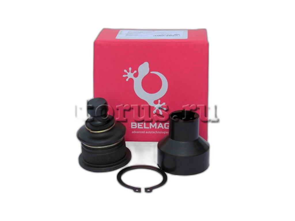 Шаровая опора LADA Largus, Renault Logan, Sandero, нижняя, закатная, стопорное кольцо (8200744092, 401604793R, 545004269R, 545011362R, 6040096057, 8200298454, 8200298455, 8200457208, 8200457209, BM.SBJ.080) БелМаг — фото автозапчасти