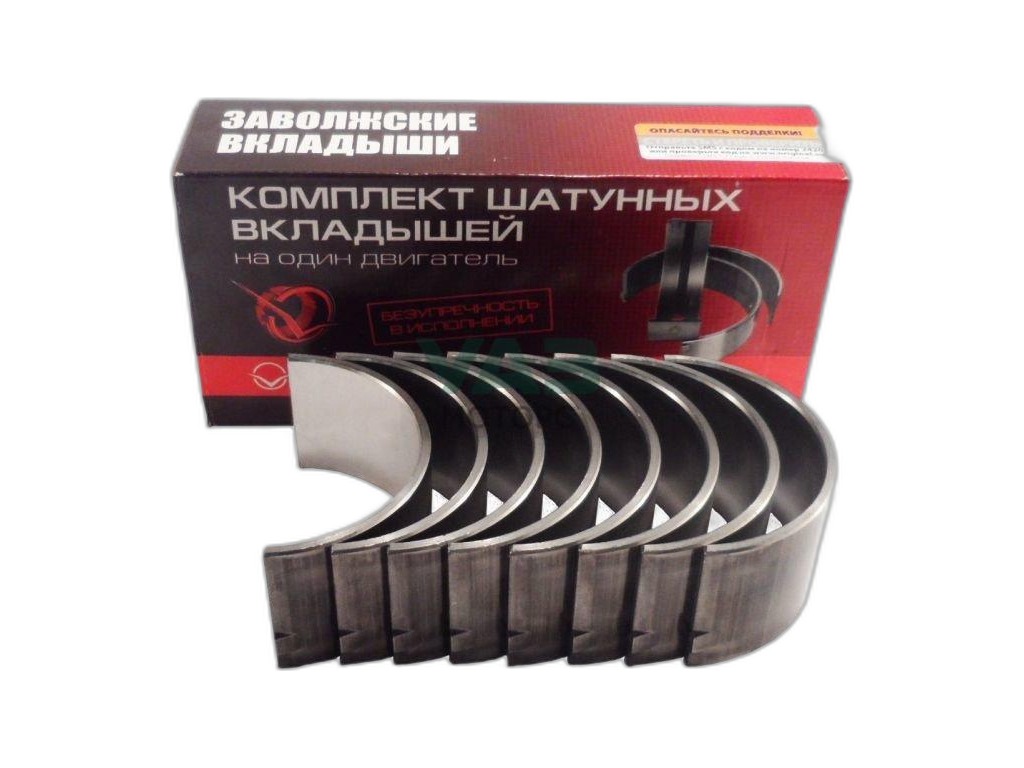 Вкладыши шатунные ММЗ 240, 245, ЗИЛ, ЗИЛ 5301 Бычок, ГАЗ 33104 Валдай, тр. МТЗ 1,25 к-т Дайдо Металл Русь, артикул Д245-1004140-ЕР2 — фото автозапчасти