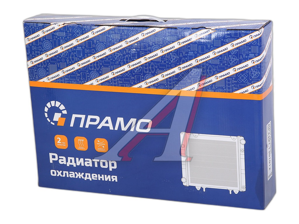 Радиатор ГАЗ 3302, 2705, 2217, (с 99г.в) охлажд., двухрядный, алюмин, сборн. ЛР3302.1301012 "ПРАМО" — фото автозапчасти
