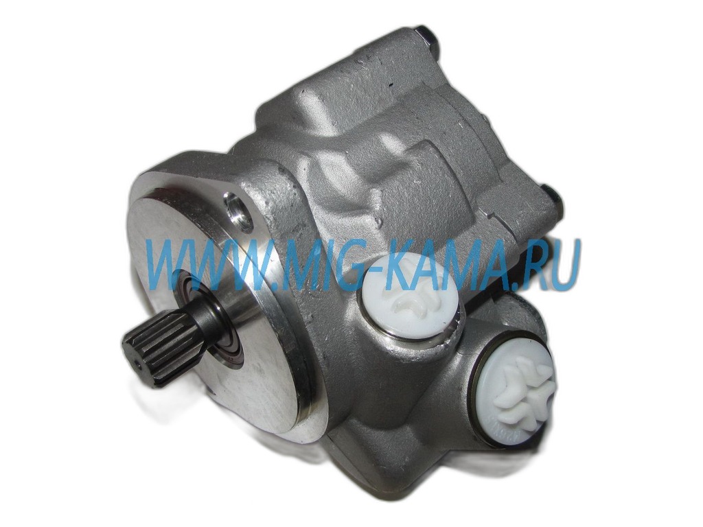 Насос ГУР КАМАЗ 65117, 6520, 4308 Камазёнок, НЕФАЗ, ПАЗ, КАВЗ дв.Cummins 4SBe,, 6ISBe, ZF LS, Евро 3, 185bar. (7686.955.313, EAS347, ZYB 1816L817, 7685.955.353, 7685.955.368, 4943083, HPQ9863XQ. M7684955230) TRUCKMARK, артикул М7685955353 — фото автозапчасти