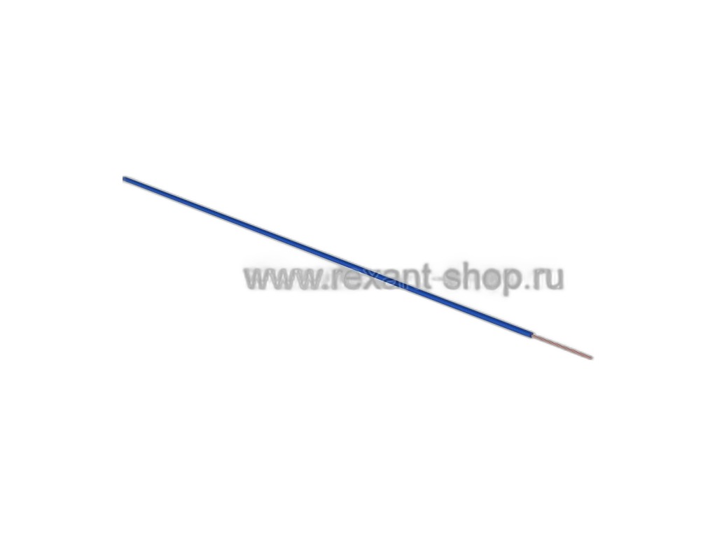 Провод автомобильный 0,50мм. кв., синий, L=10м., медный Автоэлектроника, г. Тверь, артикул ПГВА 0,50-10 СИН — фото автозапчасти