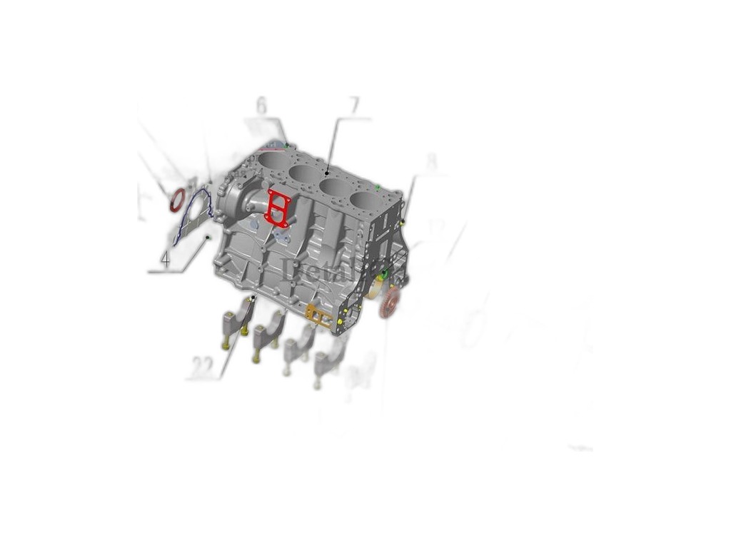 Сигнальный диск коленвала G21A ГАЗель Next, ГАЗель NN, Соболь NN ГАЗ Оригинал FOTON, артикул PM40004149 — фото автозапчасти