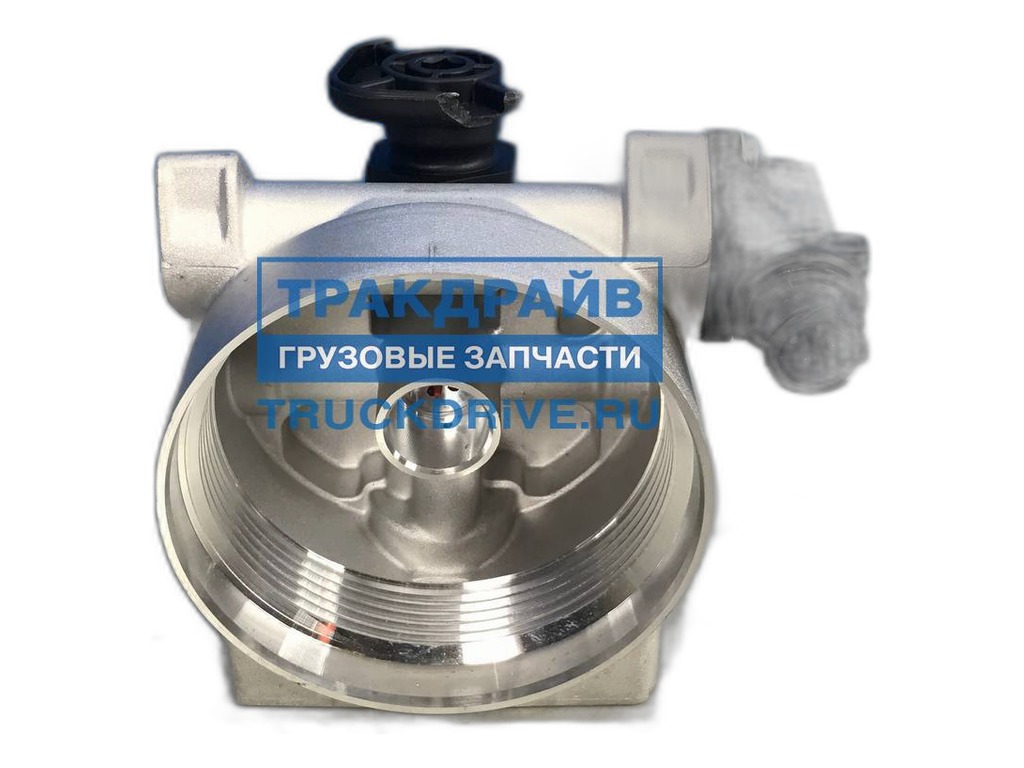 Крышка топливного фильтра PL270, 420,  стакан водосборный, отстойник, с подогревом, 24В.(АМ-34-030) АВТОМАГНАТ, артикул ОТСТОЙНИК ДЛЯ ФГОТ С ПОД. — фото автозапчасти