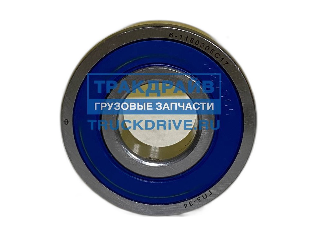 Подшипник маховика КамАЗ-5360, 5460, 6520, 65116, водяного насоса, ГАЗ ГУР (25x62x21) АПП, артикул 1180305 — фото автозапчасти