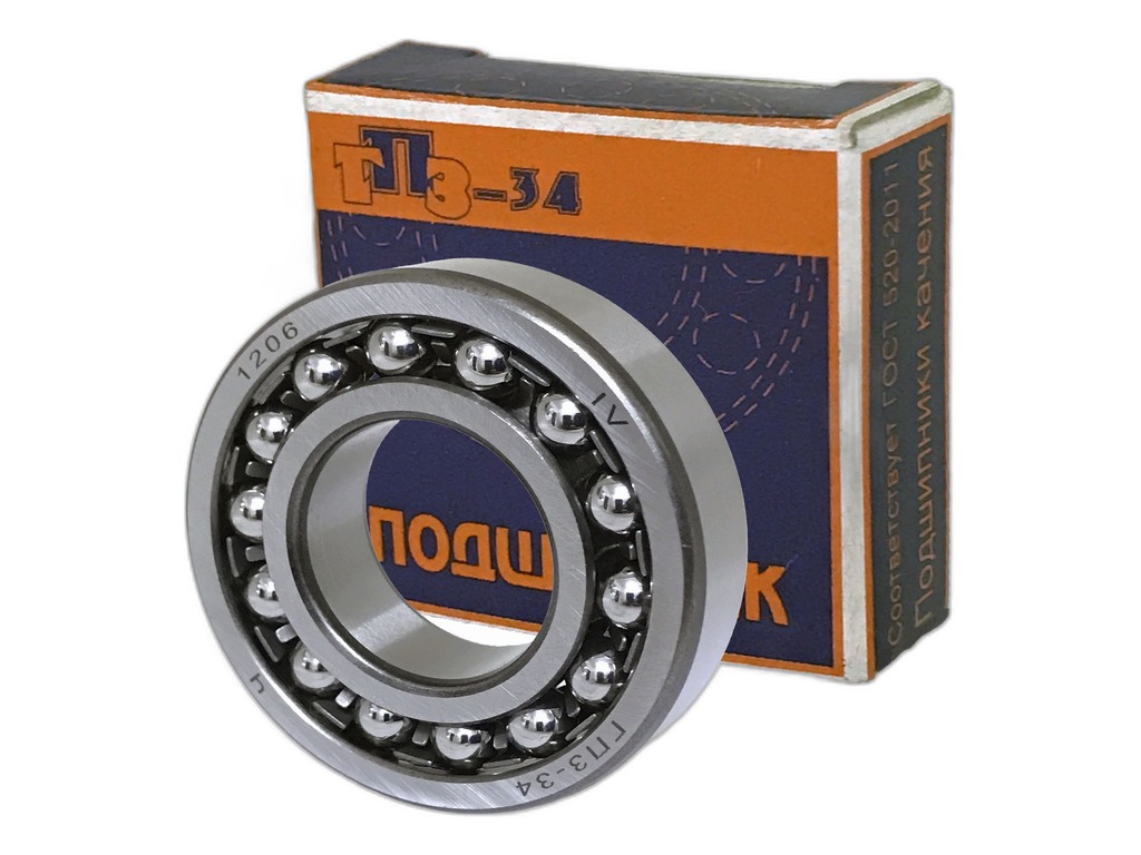 Подшипник 6-1206 (1206КМ) комбайны, жатки, сельхоз. машины, 30x62x16мм. SUPERTRACTOR — фото автозапчасти