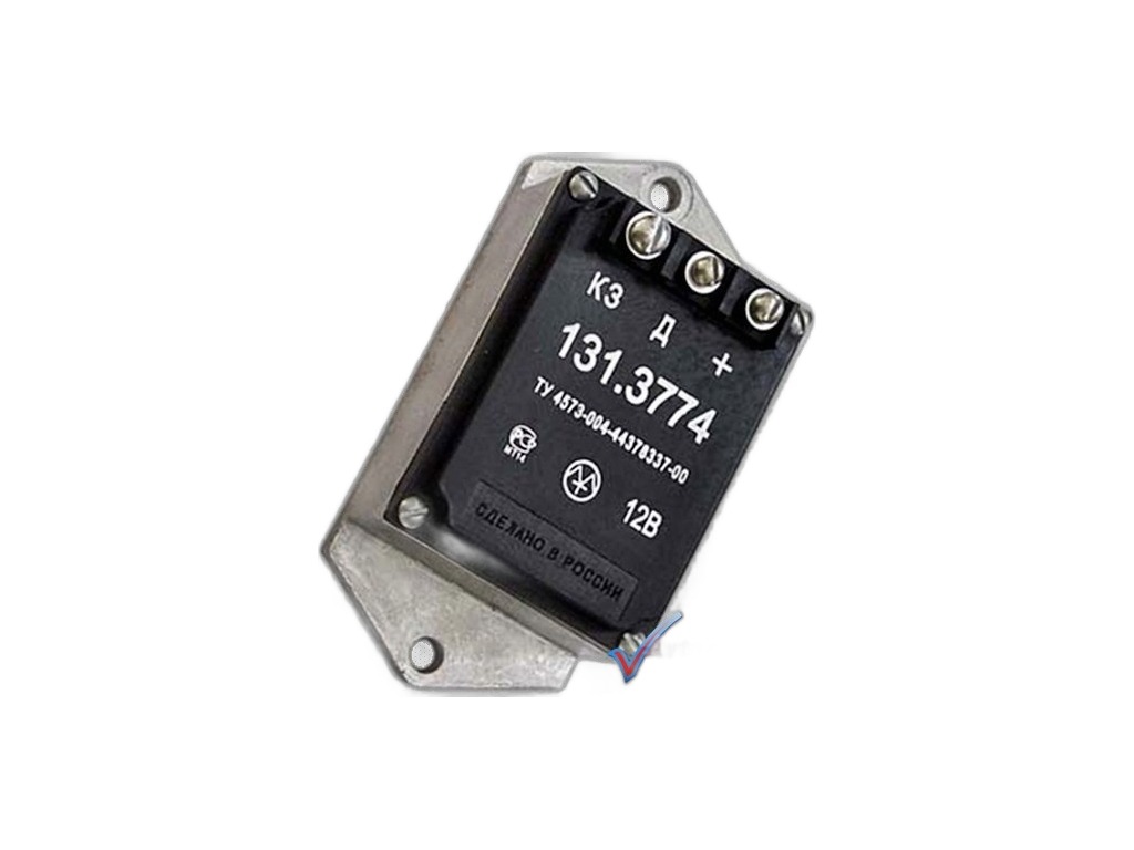 Коммутатор ГАЗ-2410, -31029, -3307, УАЗ, РАФ, ПАЗ, КаВЗ, ЕрАЗ (контактное зажигание) Энергомаш, г. Калуга, артикул 13.3774 — фото автозапчасти