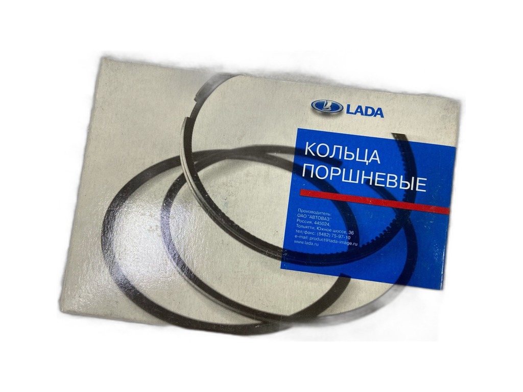 Кольца поршневые ВАЗ  76,4 мм ВАЗ 2101, -2103, -2108, -21081, -1111 "ХРОМ" LADA, артикул 21080-1000100-31 — фото автозапчасти