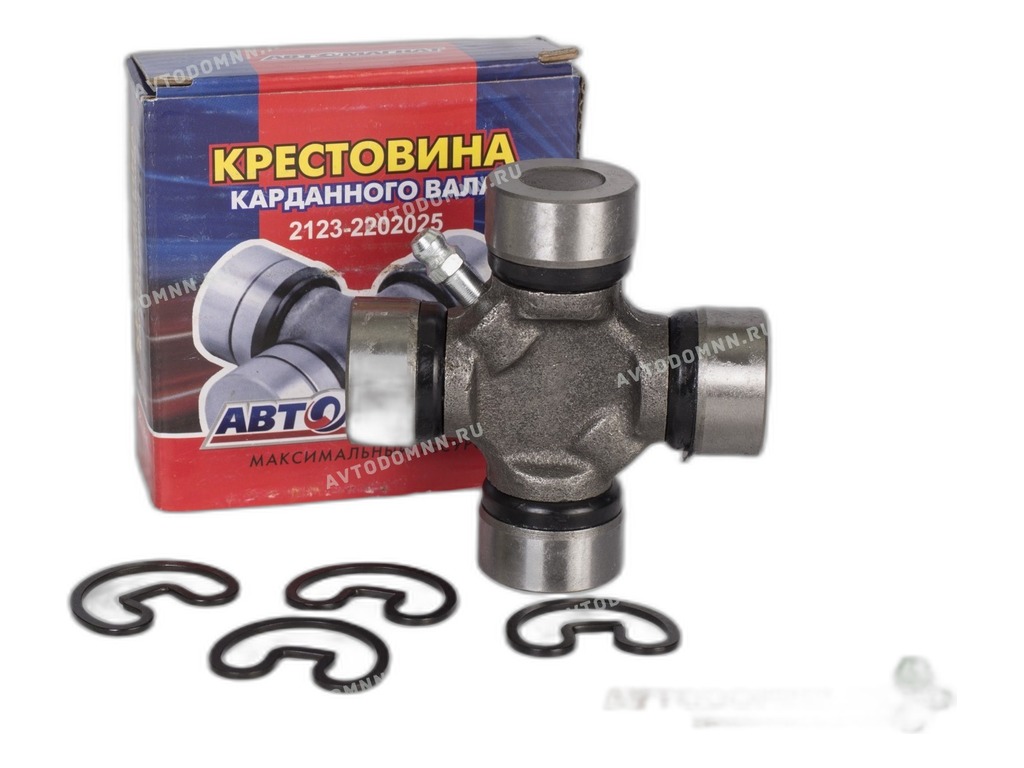Крестовина карданного вала ВАЗ 2123 Нива-Шевроле, УАЗ Патриот, аналог Tirsan (27х74,6мм.) АВТОМАГНАТ, артикул 2123-2202025 — фото автозапчасти