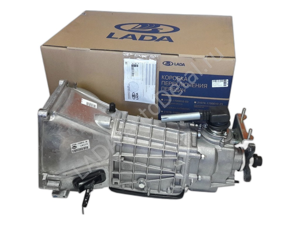 Коробка передач ВАЗ-2123 Chevrolet Niva  5-ти ступ. "Оригинал" LADA, артикул 21230-1700010-02 — фото автозапчасти