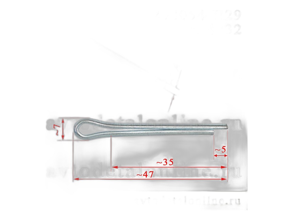 Шплинт 4х32 шарнира ГАЗ 3302 (упак. 50 шт) (08435) РЗИ г.Н.Новгород, артикул 258054-п29 — фото автозапчасти
