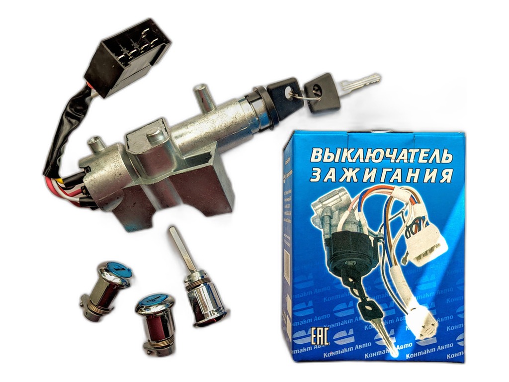 Контактная группа замка зажигания ГАЗель Бизнес, Соболь Бизнес, ГАЗель NEXT, Соболь NEXT, ГАЗон NEXT, ПАЗ Вектор NEXT, УРАЛ NEXT, ГАЗ 31105, 3102 Волга SAN-D, г. Димитровград, артикул 3111-3704010 (KG3022) — фото автозапчасти