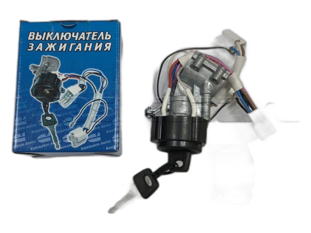 Замок зажигания УАЗ-31514, 31519 Хантер 3-х конт. (к-т со скобой + 3 ключа), артикул 315195-3704005-00 — фото автозапчасти
