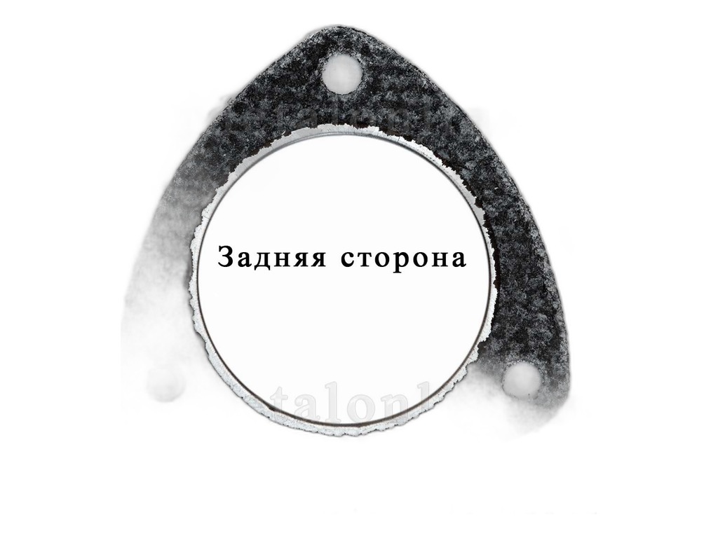 Прокладка глушителя УАЗ Патриот инж. (нейтрализатоа, резонатора) "треугольник", артикул 316020-1203088-10 — фото автозапчасти