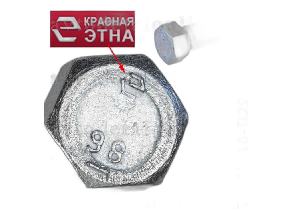 Пробка М10х1,25 6д.мм., под ключ 14 ПАО Автодизель, г. Ярославль, артикул 316184-П29 — фото автозапчасти