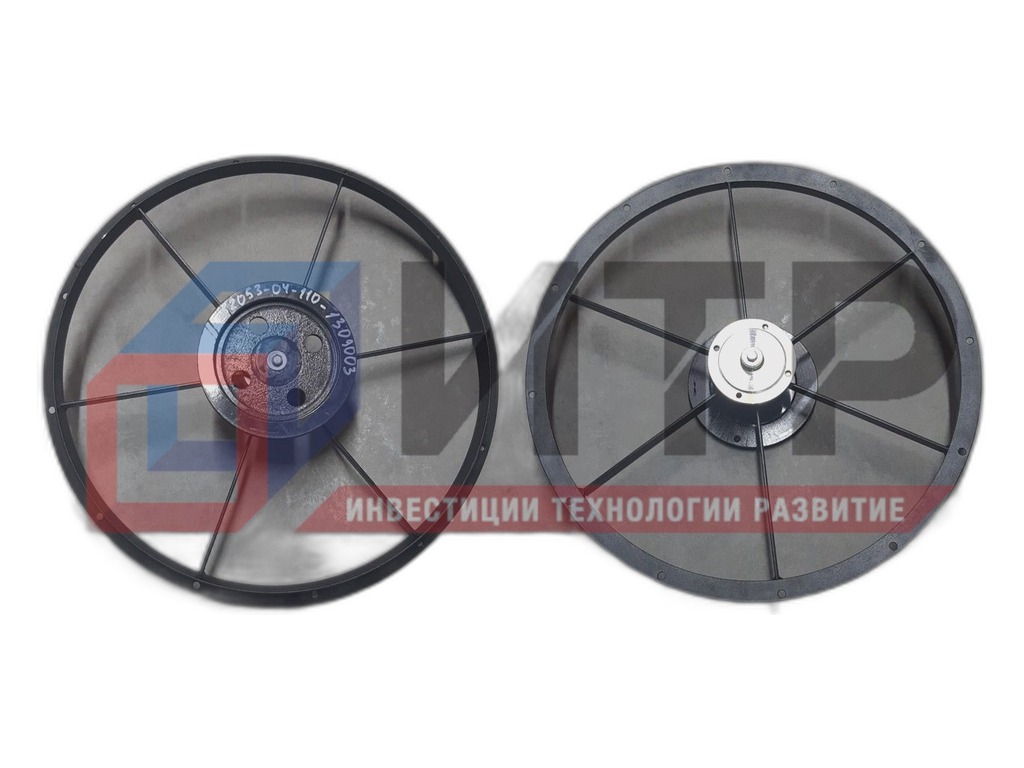 Ступица ПАЗ-3205, 32053, 3502-110, 4230, 4234 вентилятора в сборе с валом без вентилятора, артикул 320530-04-310-1309003 — фото автозапчасти
