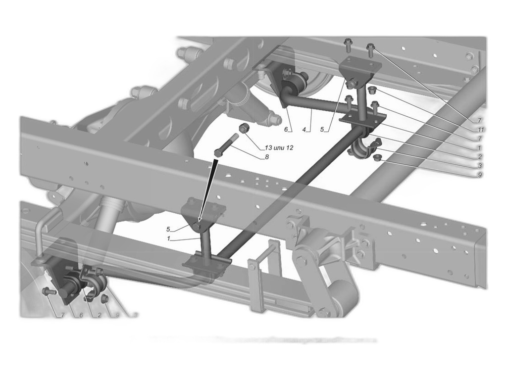 Кронштейн стабилизатора ГАЗ 3302 нижний н/обр. усиленный ГАЗ г.Н.Новгород, артикул 3302-2916030 — фото автозапчасти