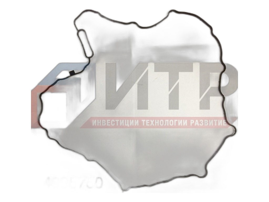 Прокладка поддона ГАЗ 33106 Валдай, 3309, ПАЗ дв.Cummins ISF 3.8, силиконовая, синяя г. Балаково, артикул 4995750 — фото автозапчасти