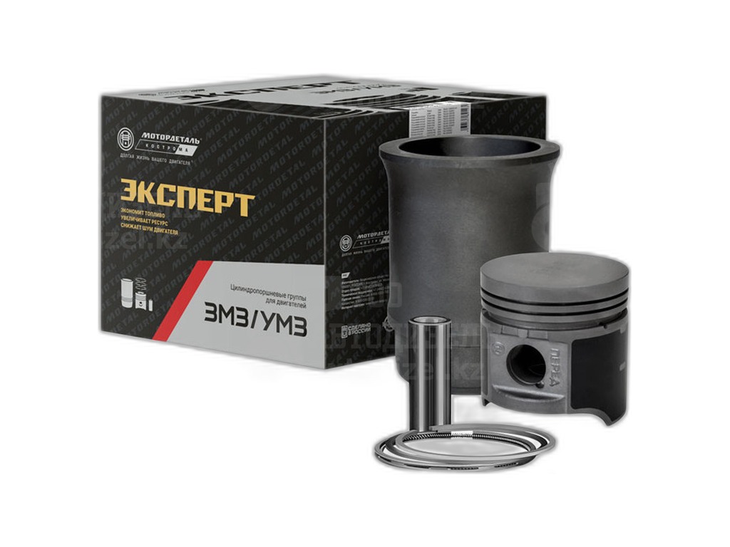Поршневая группа дв.ЗМЗ 511, 513, 672, к-т 4шт., d=92,0 мм. гр. Б (гильза, поршень, палец, стоп. кольца, кольца поршневые), аналог " ПОН" Мотордеталь г.Кострома КМЗ, г. Набережные Челны, артикул 53-1000105-04 Б — фото автозапчасти