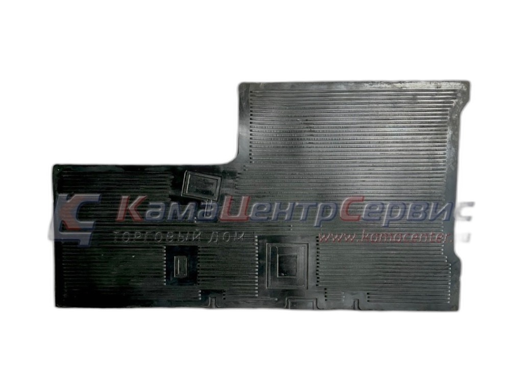 Коврик пола для а/м КАМАЗ, внутрисалонный резиновый, передний левый, водителя, штатный Россия, артикул 5320-5109015-10 Ф — фото автозапчасти