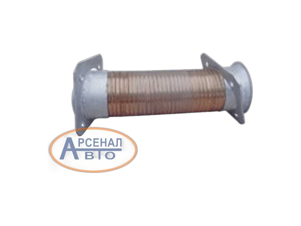 Металлорукав КАМАЗ 4326, 53205, 53215, 65115, 55111, 6460, 65115, 65116, 65117, 6520, 6522, Евро ТУРБО, в сб., гофра, нержавейка, L=380м., d=80мм. Россия, артикул 54115-1203012-01 МАРК — фото автозапчасти