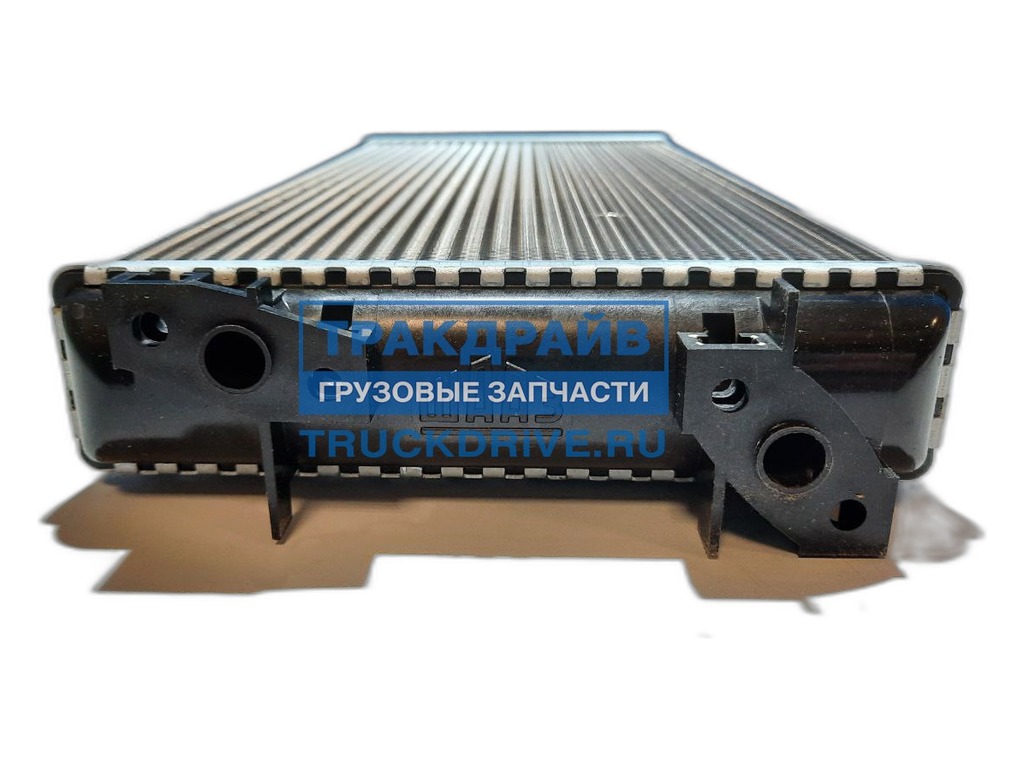 Радиатор отопителя МАЗ 5440, 6430, Евро 3, фланцы 0°, размер 420х195х50мм., алюминиевый, 2-х рядный, по технологии SOFICO (5440-8101060-69, 544069-8101060-00, 81.61901.0067, LRh 1240, ЛР5440-8101060-69) ШААЗ АО, г. Шадринск, артикул 5440А-8101060 — фото автозапчасти