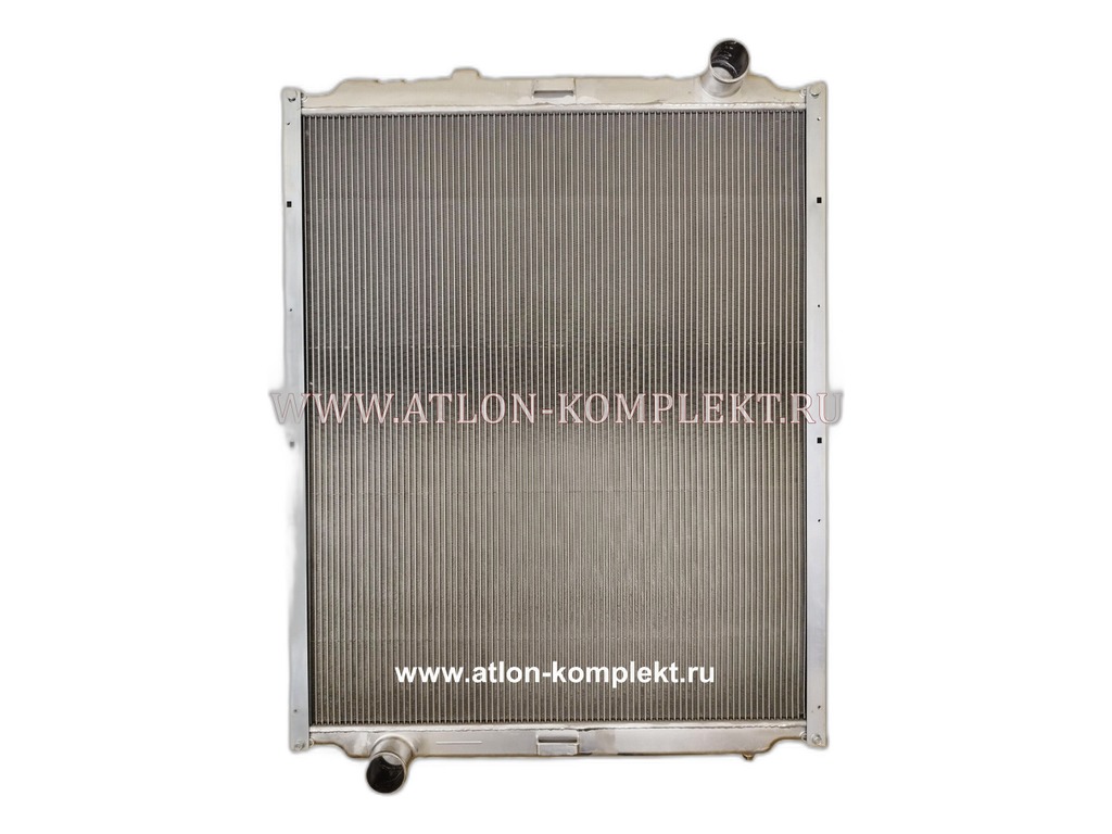 Радиатор водяной КАМАЗ 54901 MB Actros, Axor дв.910.10-550, 910.52-460, 910.12-450, 910.15-450, Евро 5, алюминиевый, 2-х рядный, по технологии NOСOLOK (LRc 0791) ШААЗ АО, г. Шадринск, артикул 54901А-1301010 — фото автозапчасти