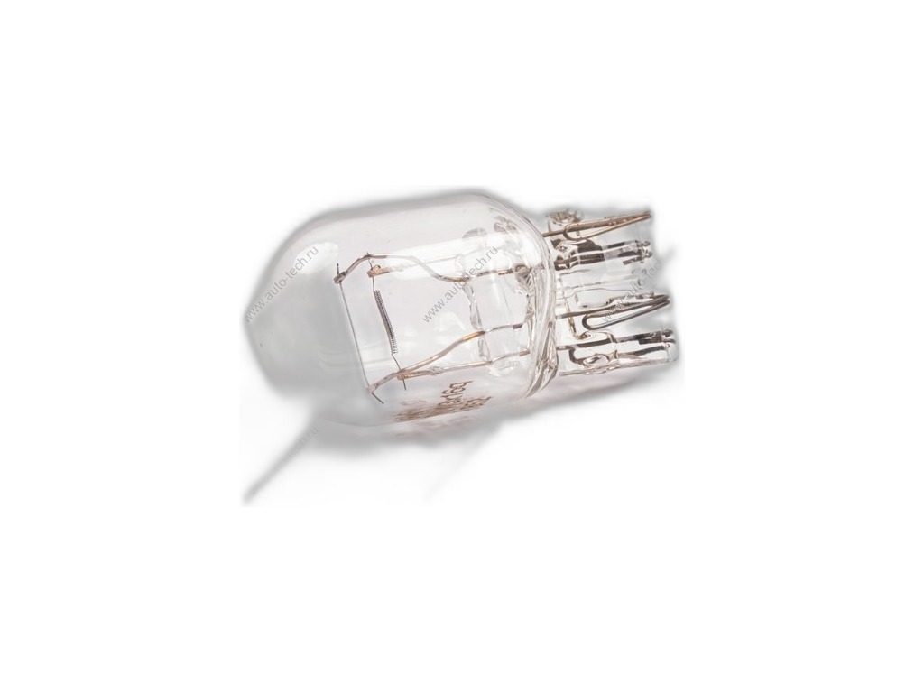 Автолампа 12V 21/5W, двухконтактная, безцокольная, стоп сигнала, указателей поворота, тип цоколя W3X16Q (09.1736) МАЯК, артикул 61215бц — фото автозапчасти