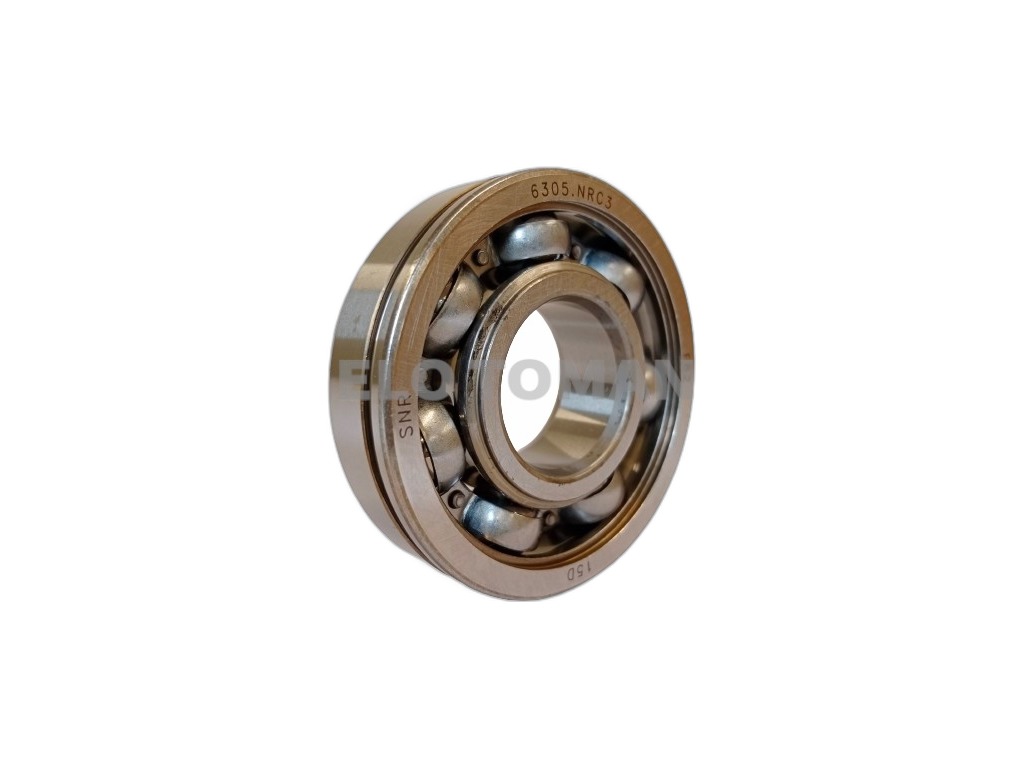 Подшипник РК ГАЗ, ПАЗ вторичного вала, КПП БелАЗ, МТЗ (45x100x25) с проточкой SKF, артикул 6309 N — фото автозапчасти