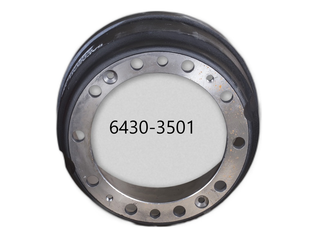 Барабан тормозной МАЗ 6430, 5440, 6312, 6501, 6516, 103, 104, 104С, 105, 107, 152, передний (АМ-02-013) 13654 ZTD, артикул 6430-3501070 ZTD — фото автозапчасти