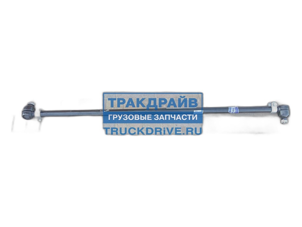 Тяга рулевая КАМАЗ 6520, 5490 МВ Actros, Axor, поперечная, нов.обр., в сб., L=1636мм. (АМ-73-008) АВТОМАГНАТ, артикул 6520-3414049-12 (АМ) — фото автозапчасти