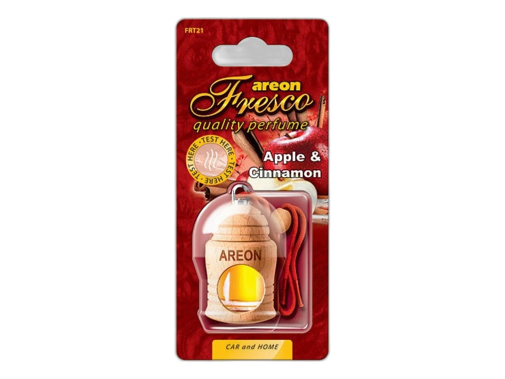 Ароматизатор подвесной "Бутылочка" Apple & Cinnamon AREON, артикул 704-051-321 — фото автозапчасти