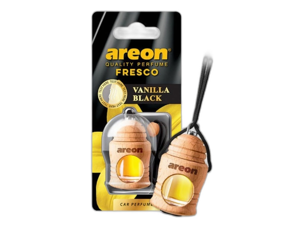 Ароматизатор подвесной "Бутылочка" Vanilla Black AREON, артикул 704-051-331 — фото автозапчасти