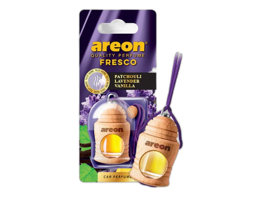 Ароматизатор подвесной "Бутылочка" Patchouli Lavender Vanilla" AREON, артикул 704-051-333 — фото автозапчасти