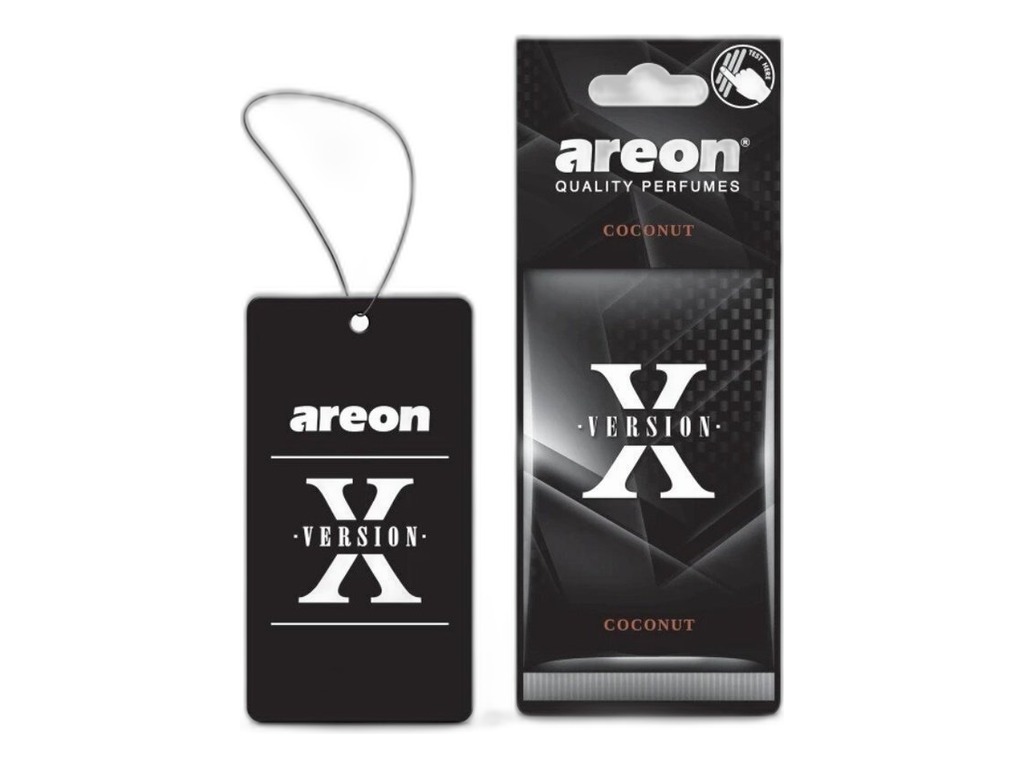 Ароматизатор подвесной "Areon X-VERSION" Кокос, артикул 704-AXV-004 — фото автозапчасти