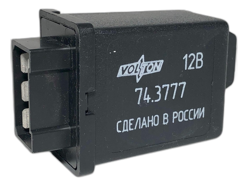 Реле стеклоочистителя ГАЗель, Соболь, 12В (аналог 392.3747, 523.3747) ЭМИ г. Пенза, артикул 74.3777 — фото автозапчасти