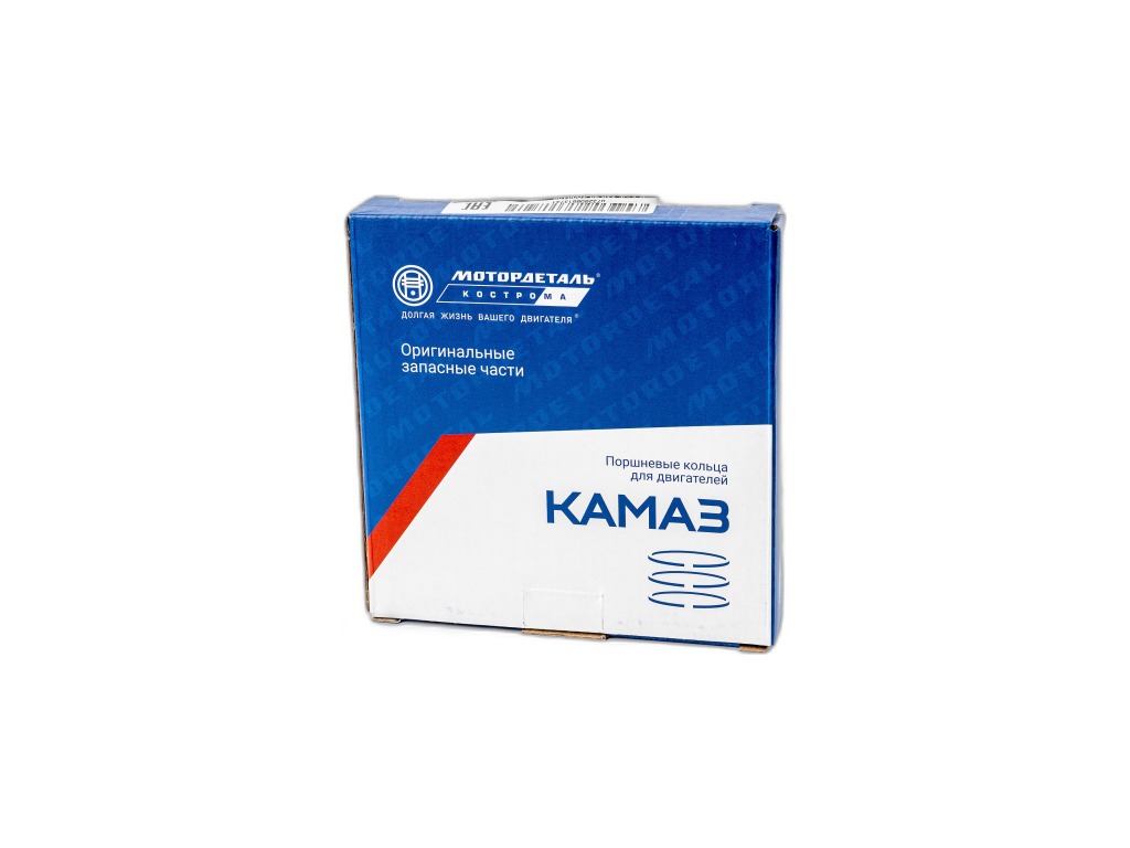Кольца поршневые дв.КАМАЗ 740.10, 740.20, 7408.10, 7409.10, 7403.10, Евро 0, 1, к-т на 1цил.,маслосъемное кольцо 740.1004034, H=5мм.,+ компрессионные740.1004030+7405.1004030, хромированные (00000007671) Мотордеталь г. Кострома, артикул 740-1000106 MD — фото автозапчасти