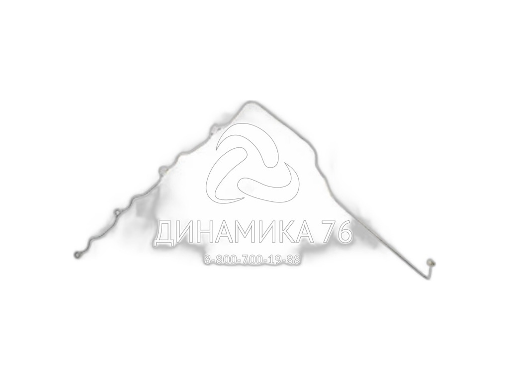 Трубка топливная дренажная форсунок КАМАЗ ЕВРО правая (стандарт) ТМК, артикул 740.50-1104370-90 ст. — фото автозапчасти