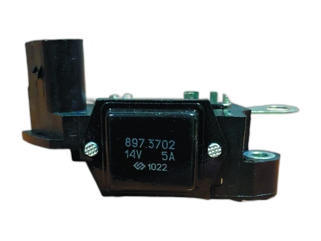 Регулятор напряжения генератора Волга, ГАЗ, Соболь, УАЗ дв.ЗМЗ 406, 405, 409, ВАЗ 2108 дв.карб., к генератору серии Г2502.3771 (АТЭ-1), Г26.3771 (АТЭ-1) г. Саранск, артикул 87.3702 — фото автозапчасти