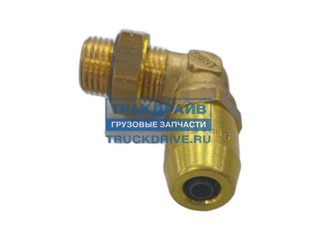 Фитинг тормозной системы ГАЗон NEXT угловой (М16Х1.5) (Camozzi) ГАЗ г.Н.Новгород, артикул 950212-М16Х1.5 — фото автозапчасти