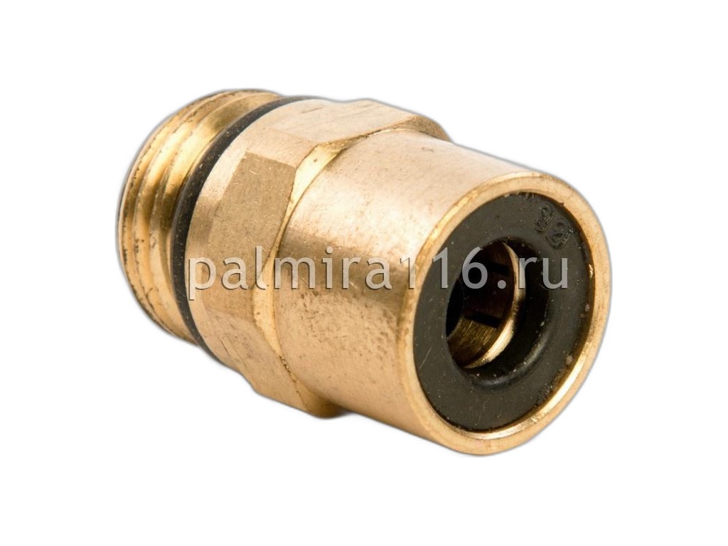 Фитинг тормозной системы ГАЗон NEXT прямой (М14Х1.5) (Camozzi) ГАЗ г.Н.Новгород, артикул 95128-М14Х1.5 — фото автозапчасти